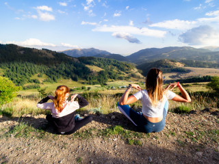 Valberg sentier Yoga